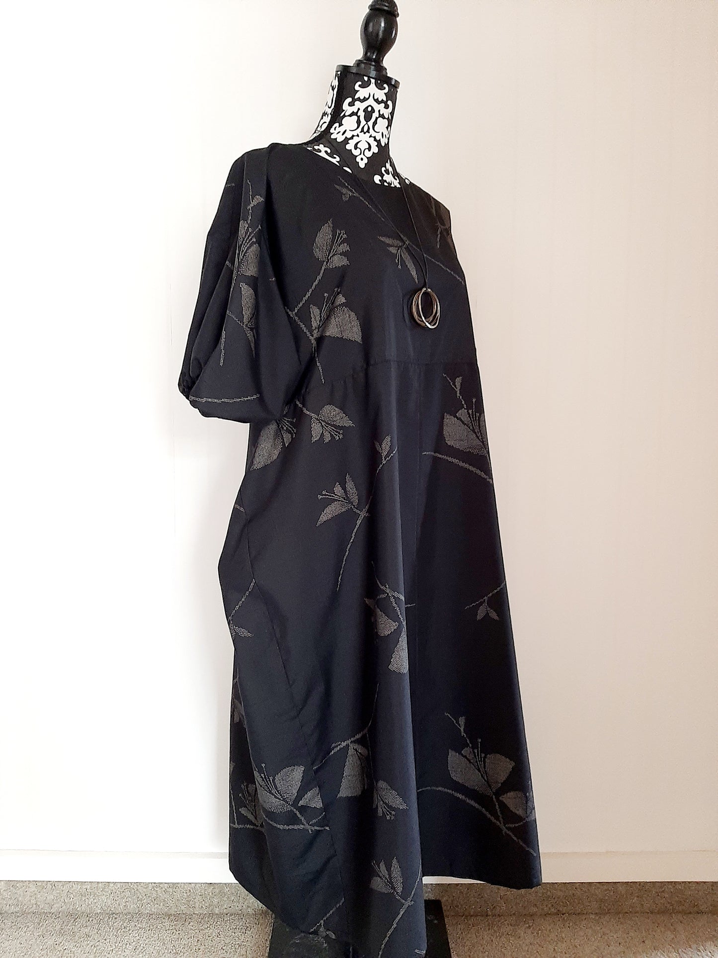 Vintage kimono silk dress