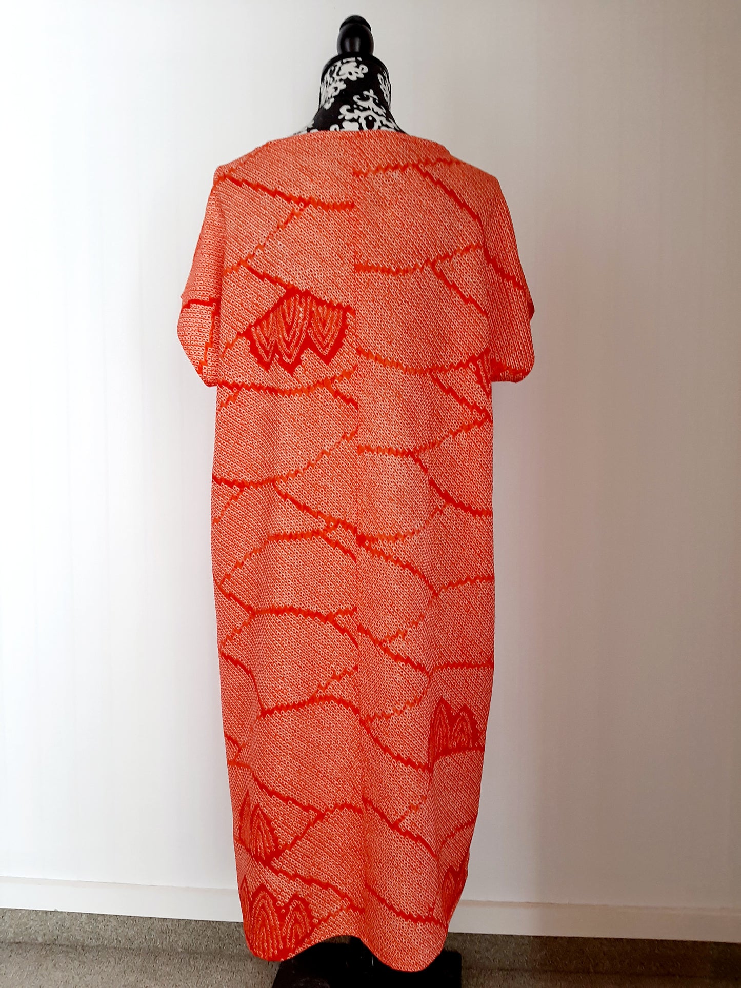 Vintage kimono Shibori silk dress