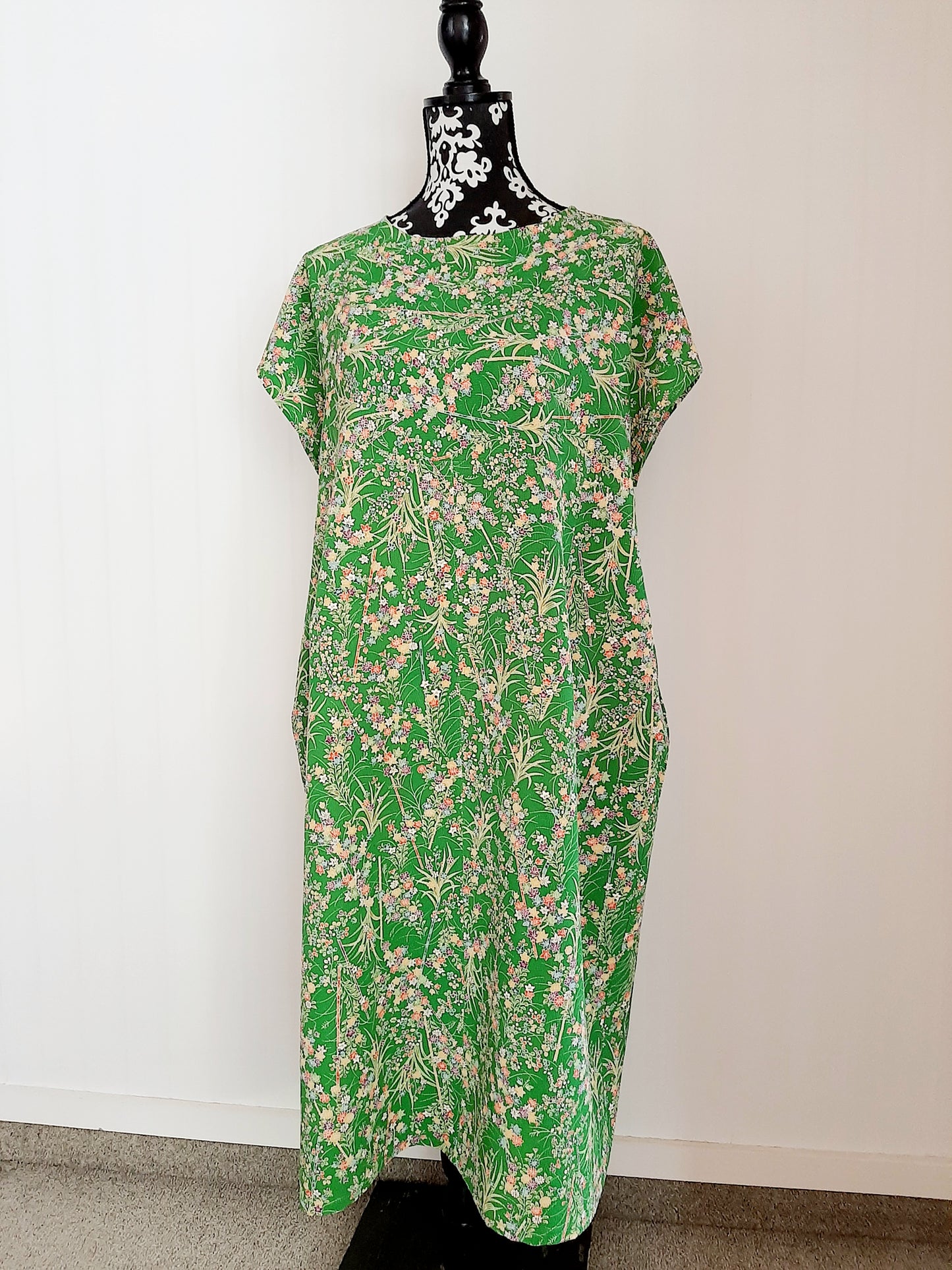 Vintage Kimomo Silk Dress