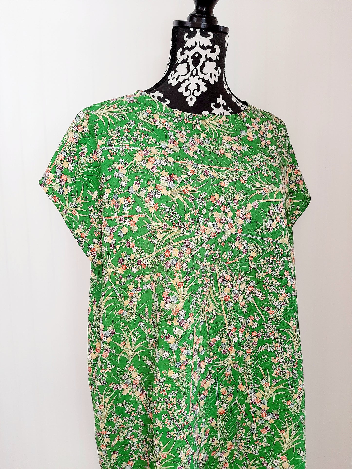 Vintage Kimomo Silk Dress