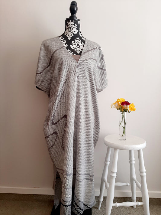 Vintage Kimomo Shibori Silk Dress