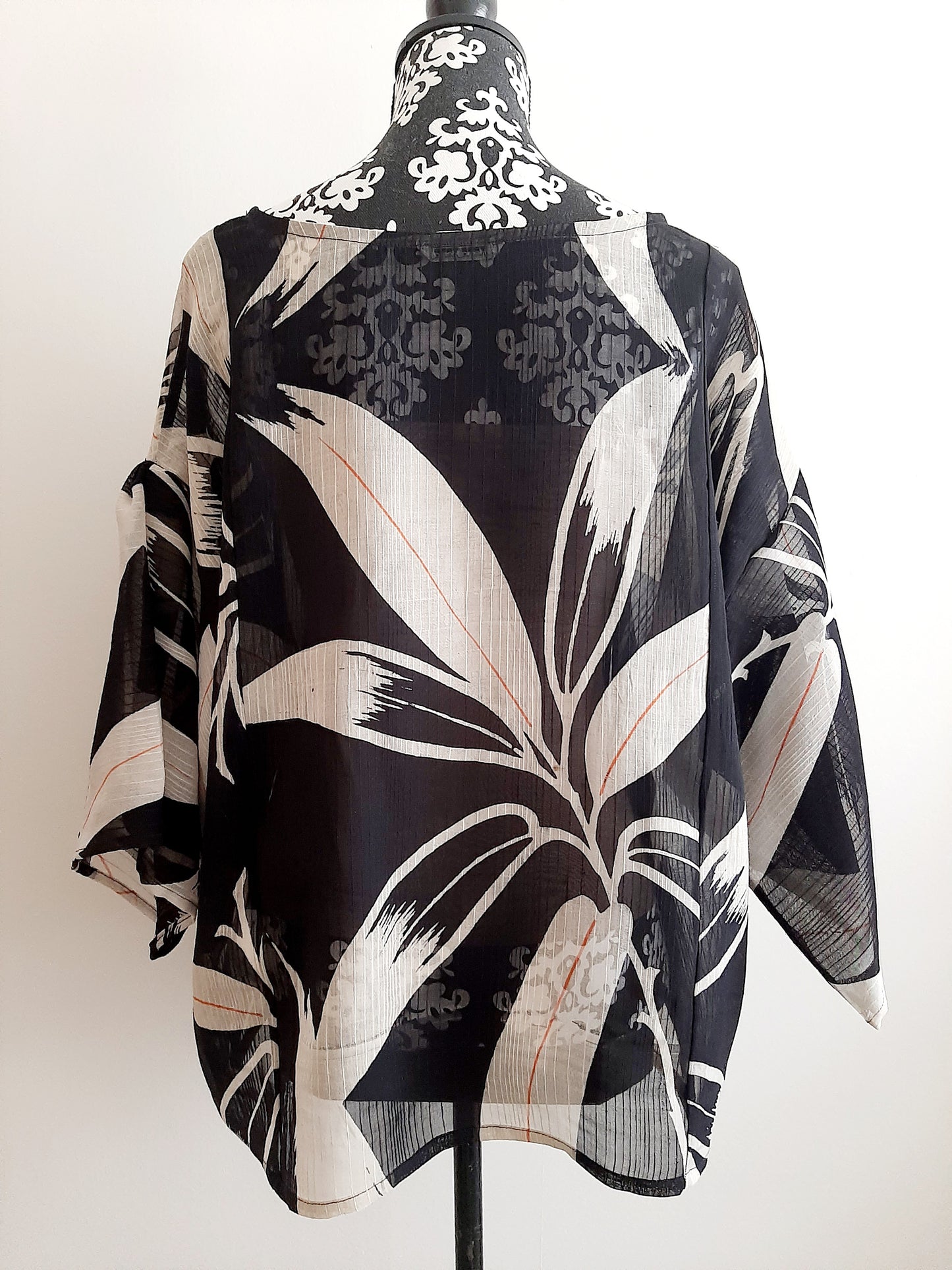 Vintage Summer Kimono Silk top