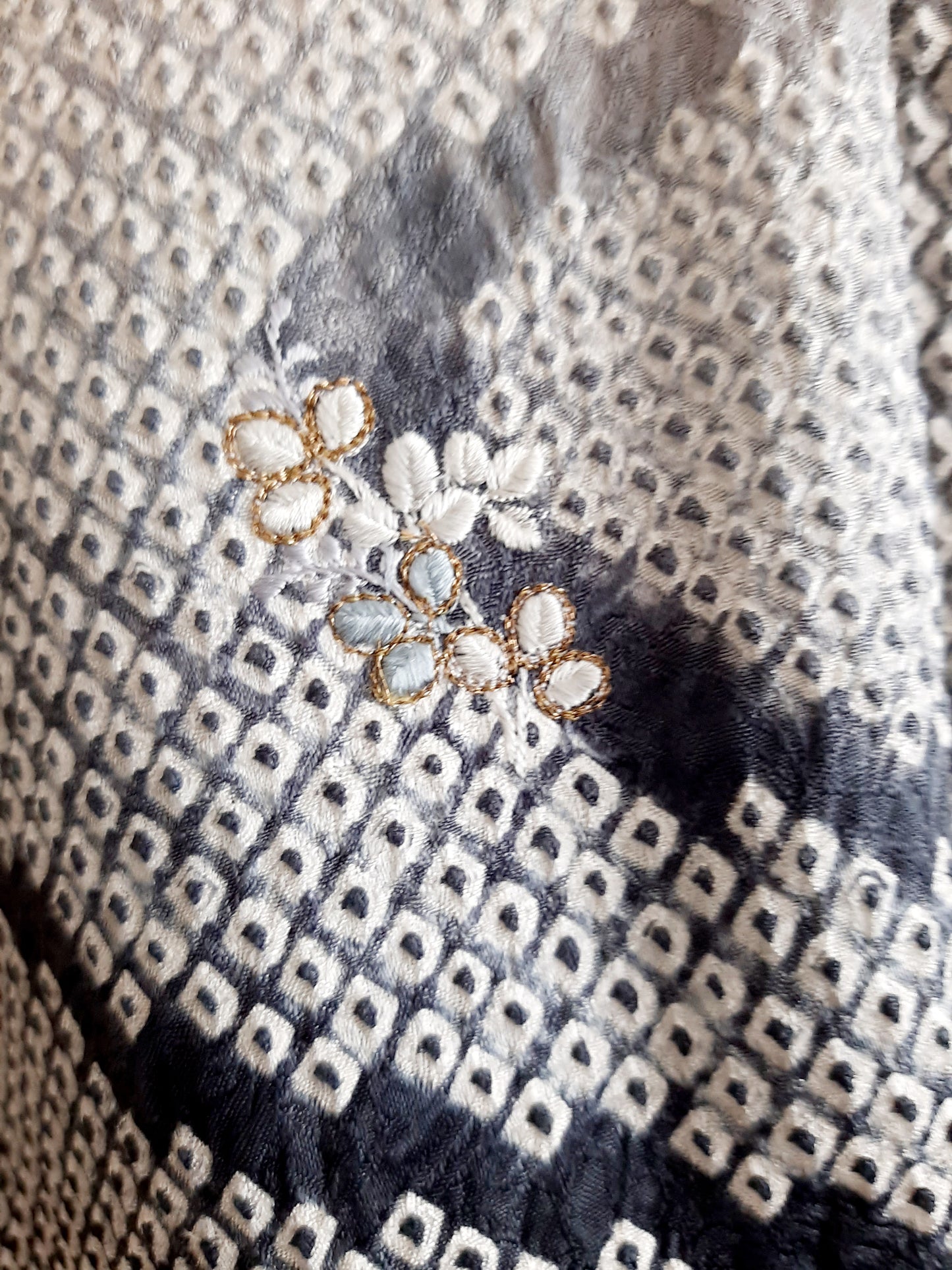 Vintage kimono silk snood