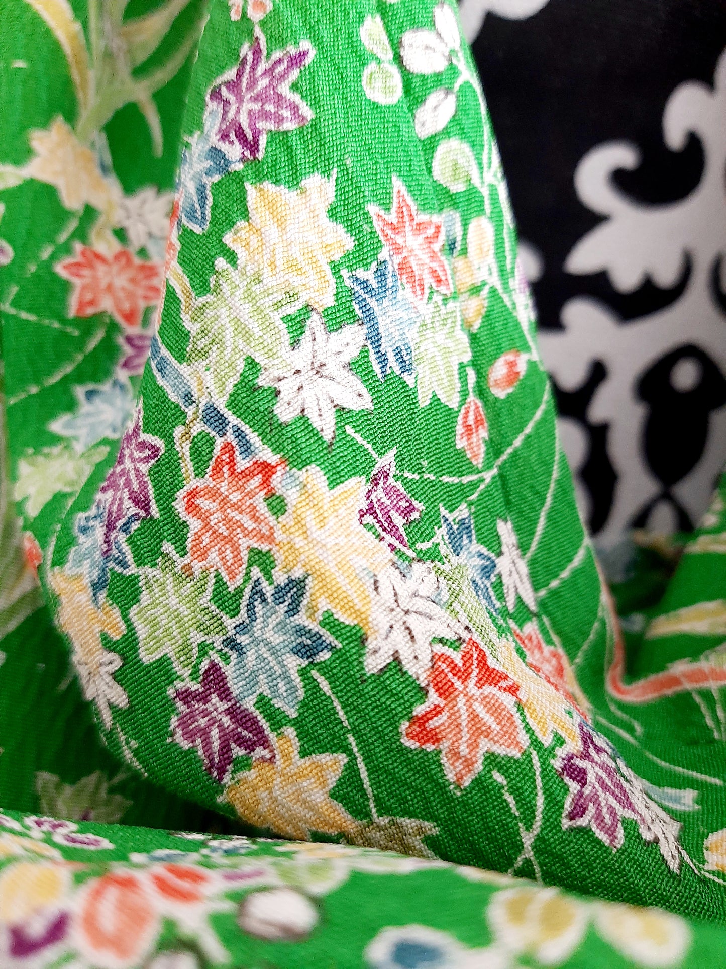 Vintage kimono silk snood