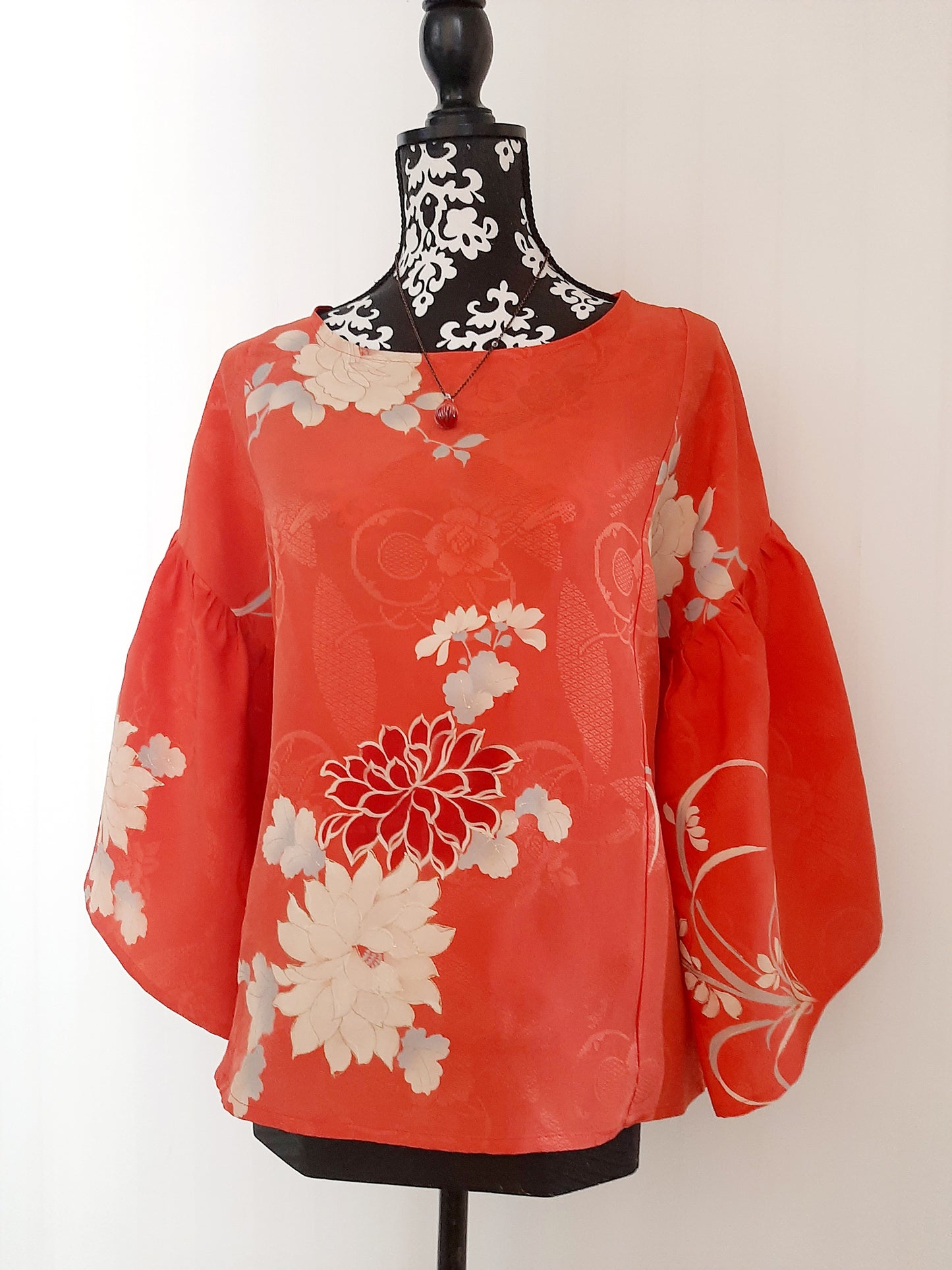 Vintage kimono Silk  top