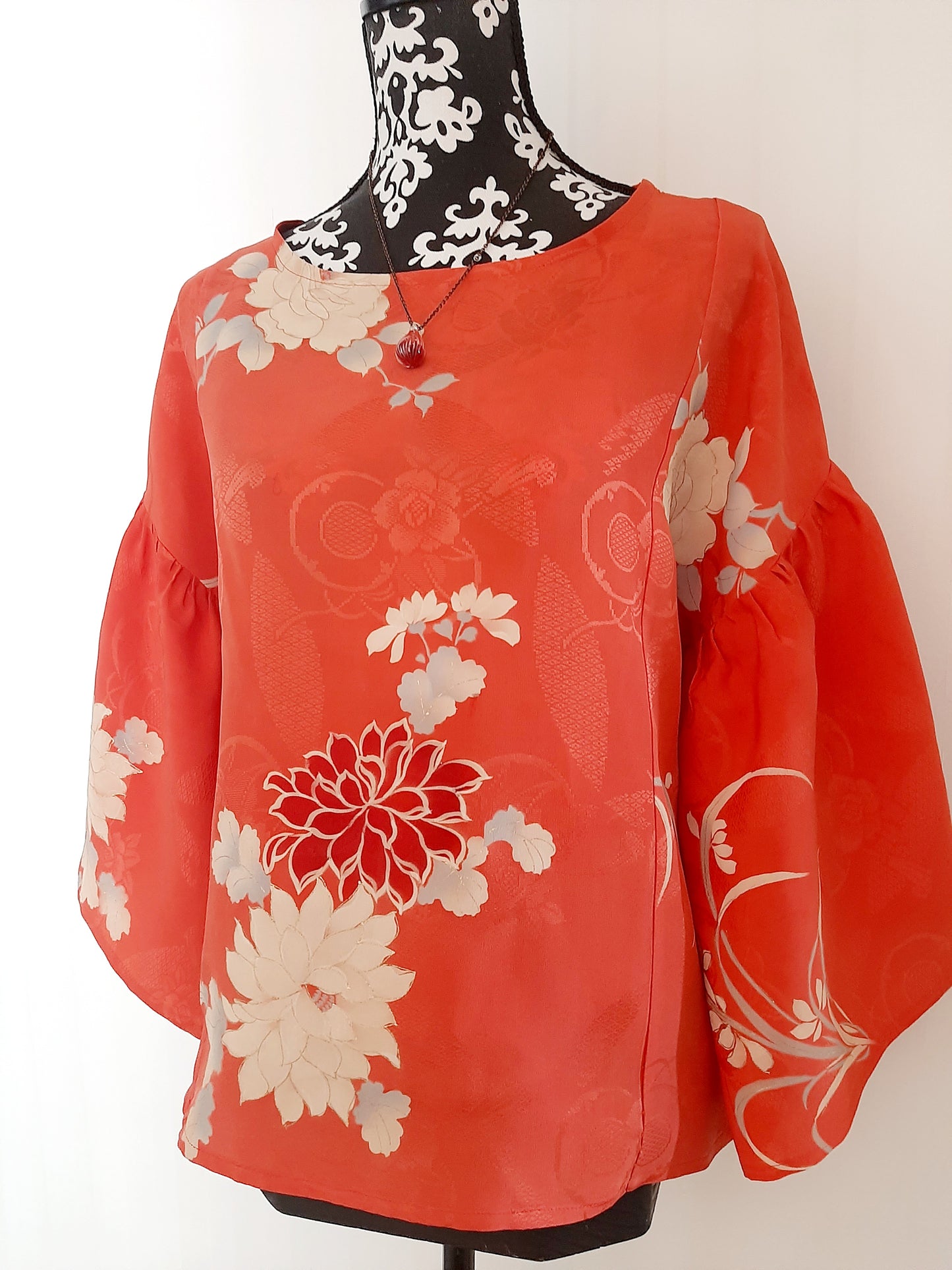 Vintage kimono Silk  top