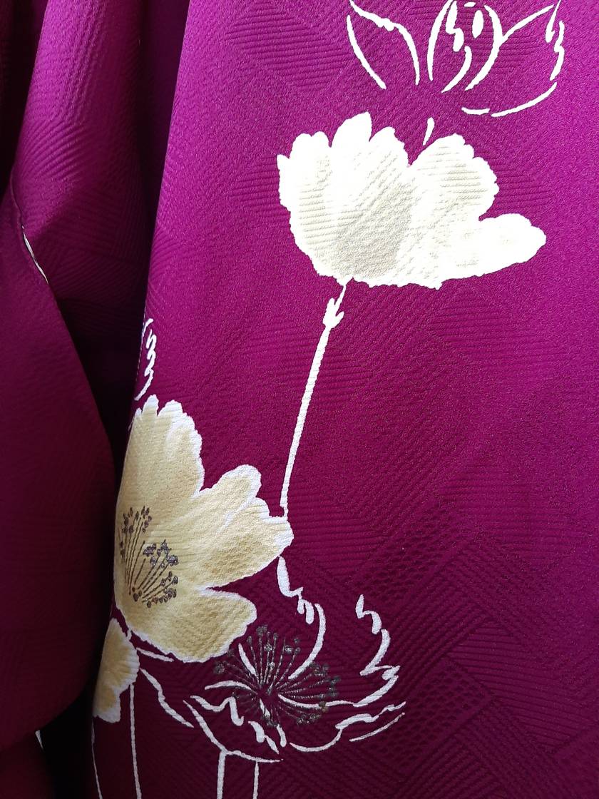 Japanese Vintage Silk Haori, Kimono jacket
