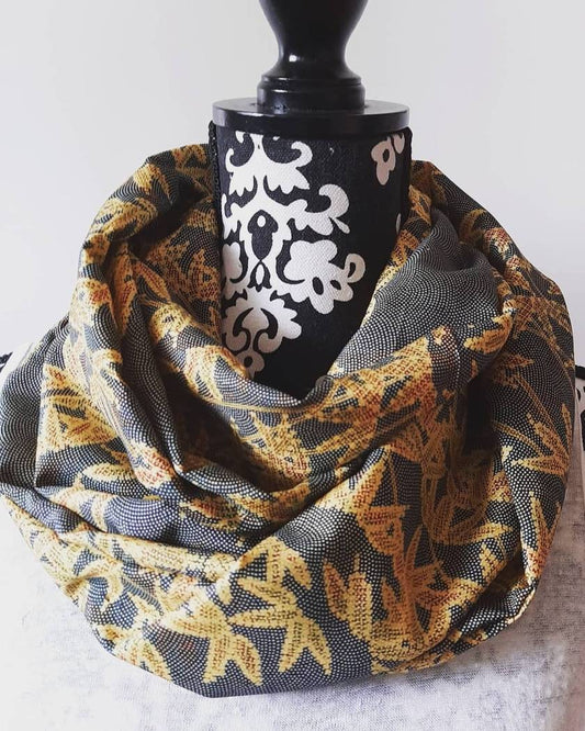 Vintage kimono silk snood